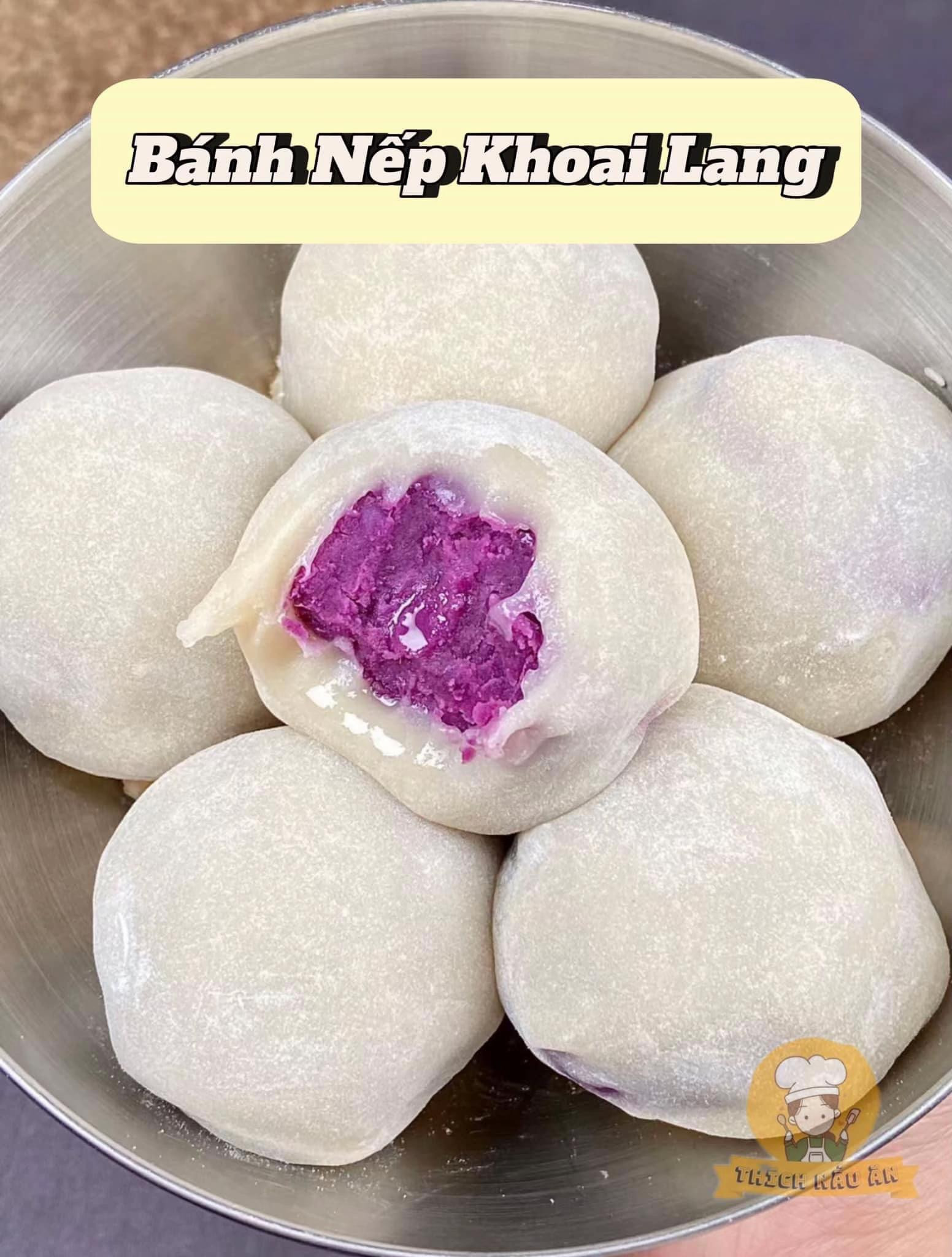 Tổng hợp công thức làm Bánh Nếp nhân Đậu Đỏ, Đậu Phộng và Khoai Môn dẻo thơm