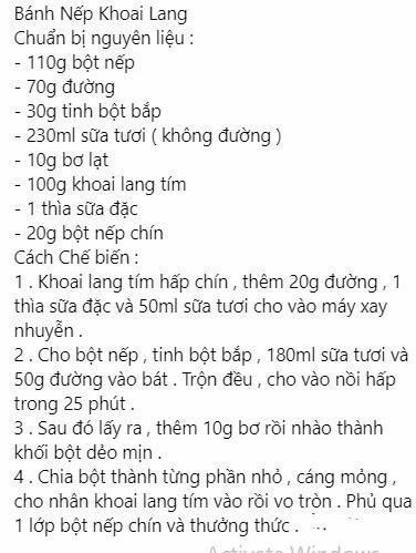 Tổng hợp công thức làm Bánh Nếp nhân Đậu Đỏ, Đậu Phộng và Khoai Môn dẻo thơm