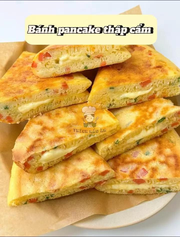 Tổng hợp công thức làm bánh trứng phô mai, bánh thịt nấm và pancake thập cẩm ngon miệng