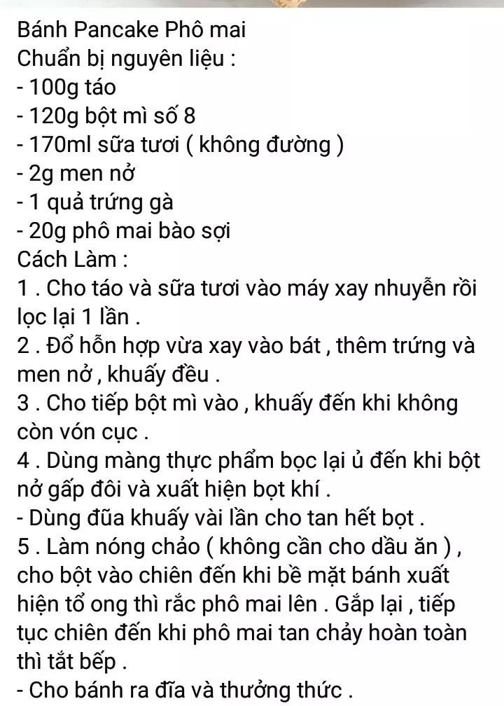 Tổng hợp công thức làm bánh trứng phô mai, bánh thịt nấm và pancake thập cẩm ngon miệng