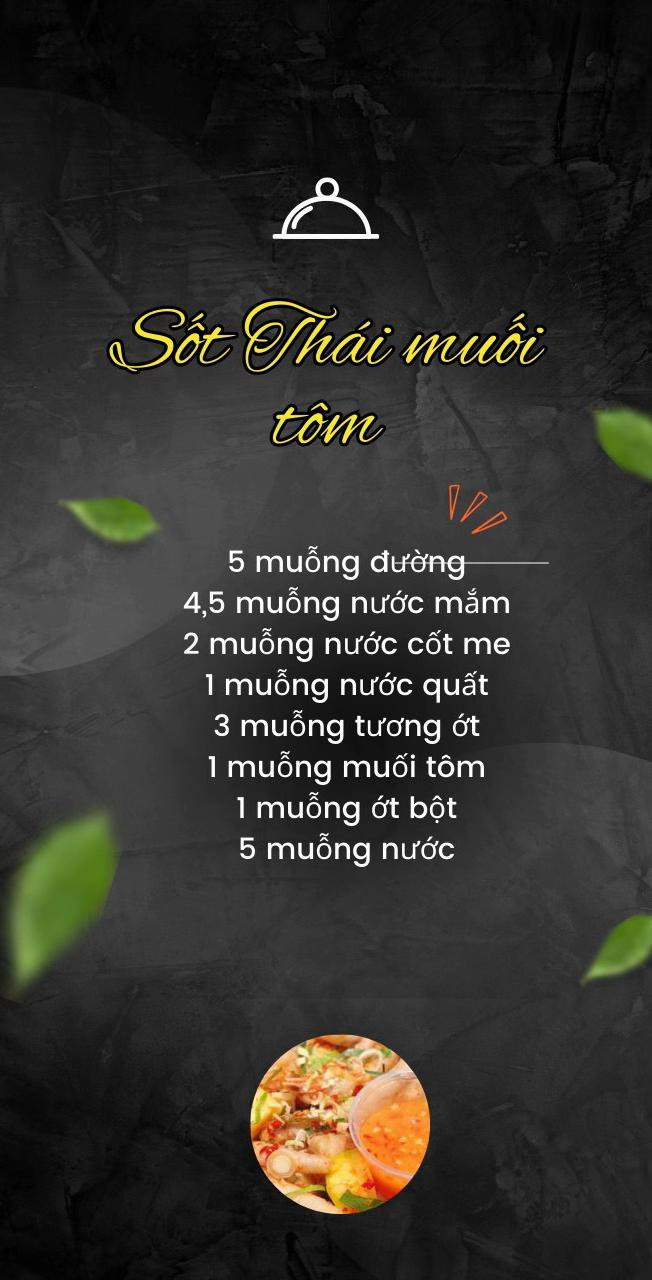 Tổng hợp công thức làm các loại sốt Thái chua cay mặn ngọt đa dạng