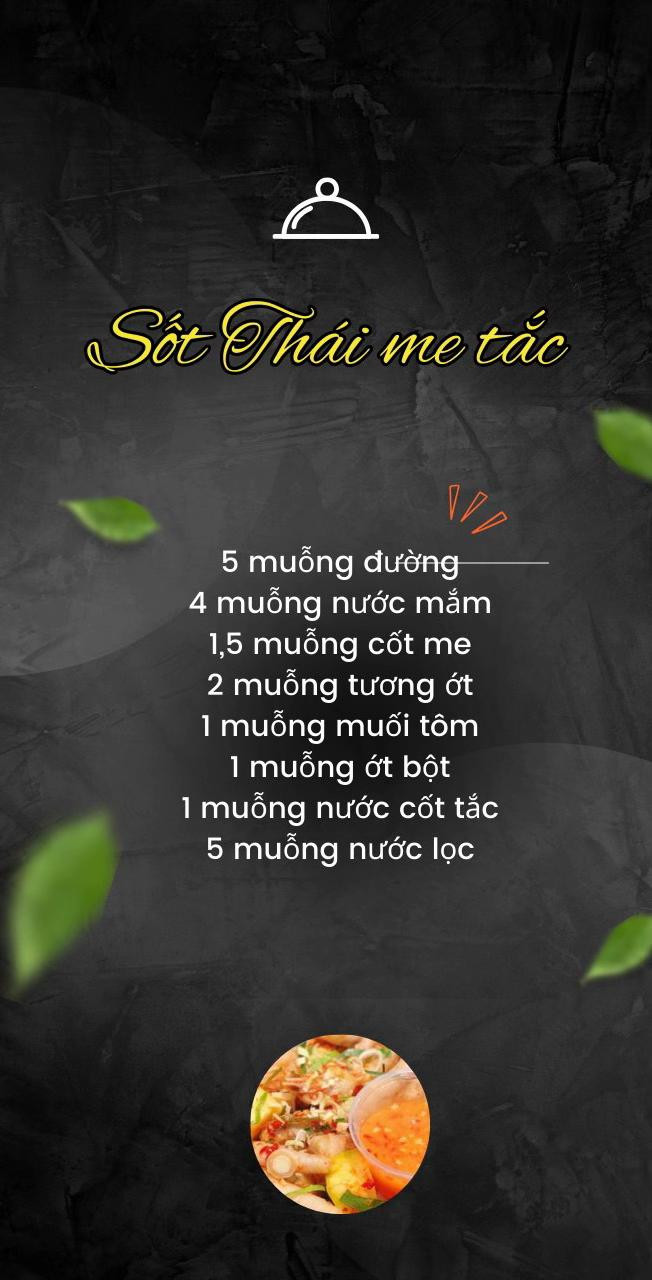 Tổng hợp công thức làm các loại sốt Thái chua cay mặn ngọt đa dạng