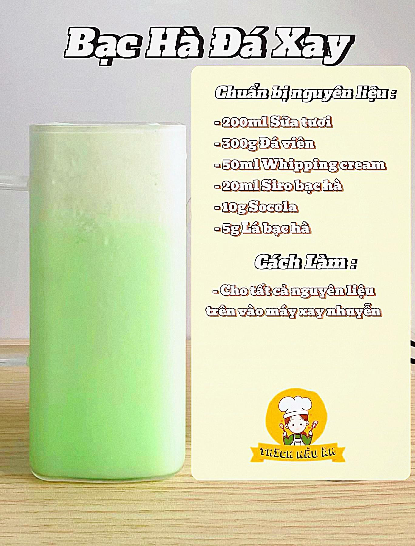 Tổng hợp công thức làm đá xay ngon tại nhà: Matcha, Việt Quất, Bạc Hà, Xoài và Oreo