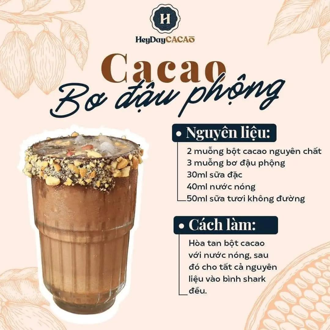 Tổng hợp công thức làm đồ uống cacao ngon: Cacao bơ đậu phộng, sữa đá, nóng nguyên bản và sữa dừa