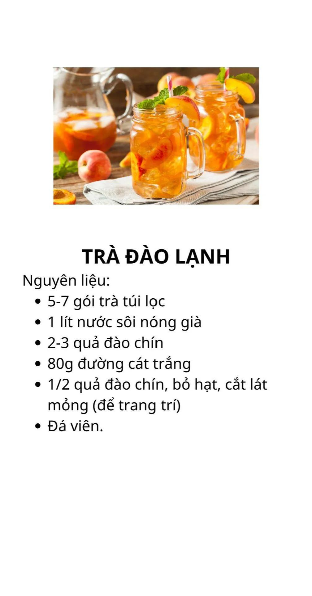 Tổng hợp công thức làm đồ uống tại nhà: Latte Trà Xanh, Trà Đào Lạnh và Trà Sữa Thái