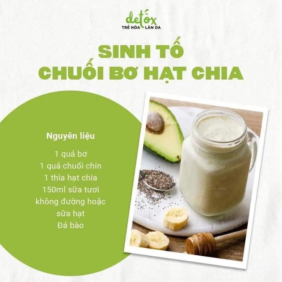 Tổng hợp công thức làm sinh tố chuối ngon và bổ dưỡng: bơ đậu phộng, hạt chia, rau bina, xoài và dứa