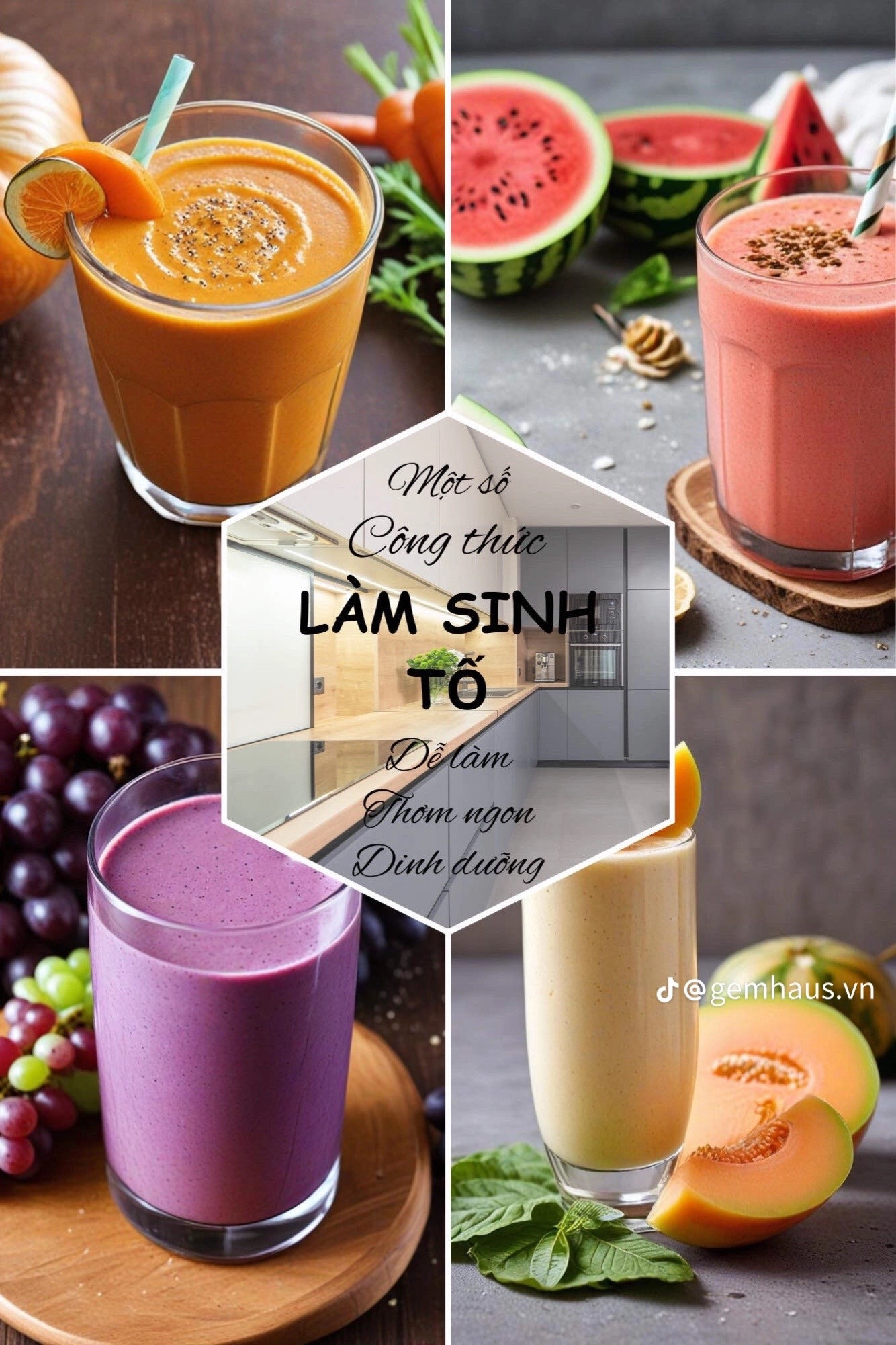 Tổng hợp công thức làm sinh tố dinh dưỡng, thơm ngon và dễ làm cho gia đình