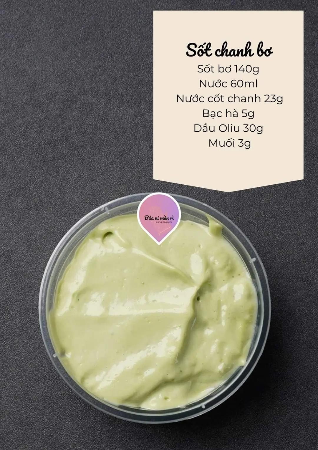 Tổng hợp công thức làm sốt ăn kèm salad: sốt chanh bơ, giấm húng quế, kem Ý, mắm ớt Thái Lan và bơ đậu phộng ngọt