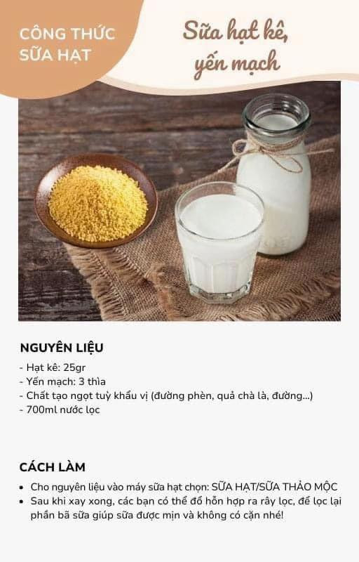 Tổng hợp công thức làm sữa hạt dinh dưỡng: Sữa bắp lê, đậu xanh macca, sen bí xanh, đậu nành và hạnh nhân