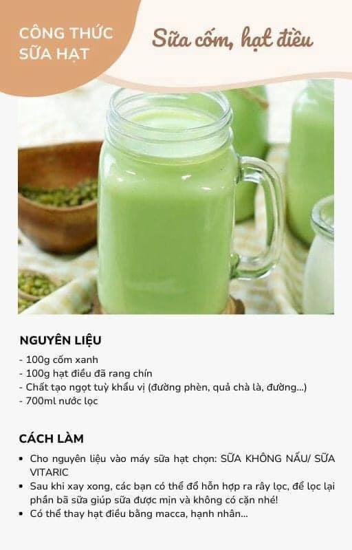 Tổng hợp công thức làm sữa hạt dinh dưỡng: Sữa bắp lê, đậu xanh macca, sen bí xanh, đậu nành và hạnh nhân