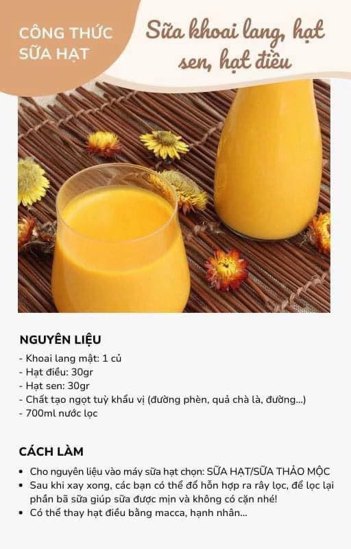 Tổng hợp công thức làm sữa hạt dinh dưỡng: Sữa bắp lê, đậu xanh macca, sen bí xanh, đậu nành và hạnh nhân