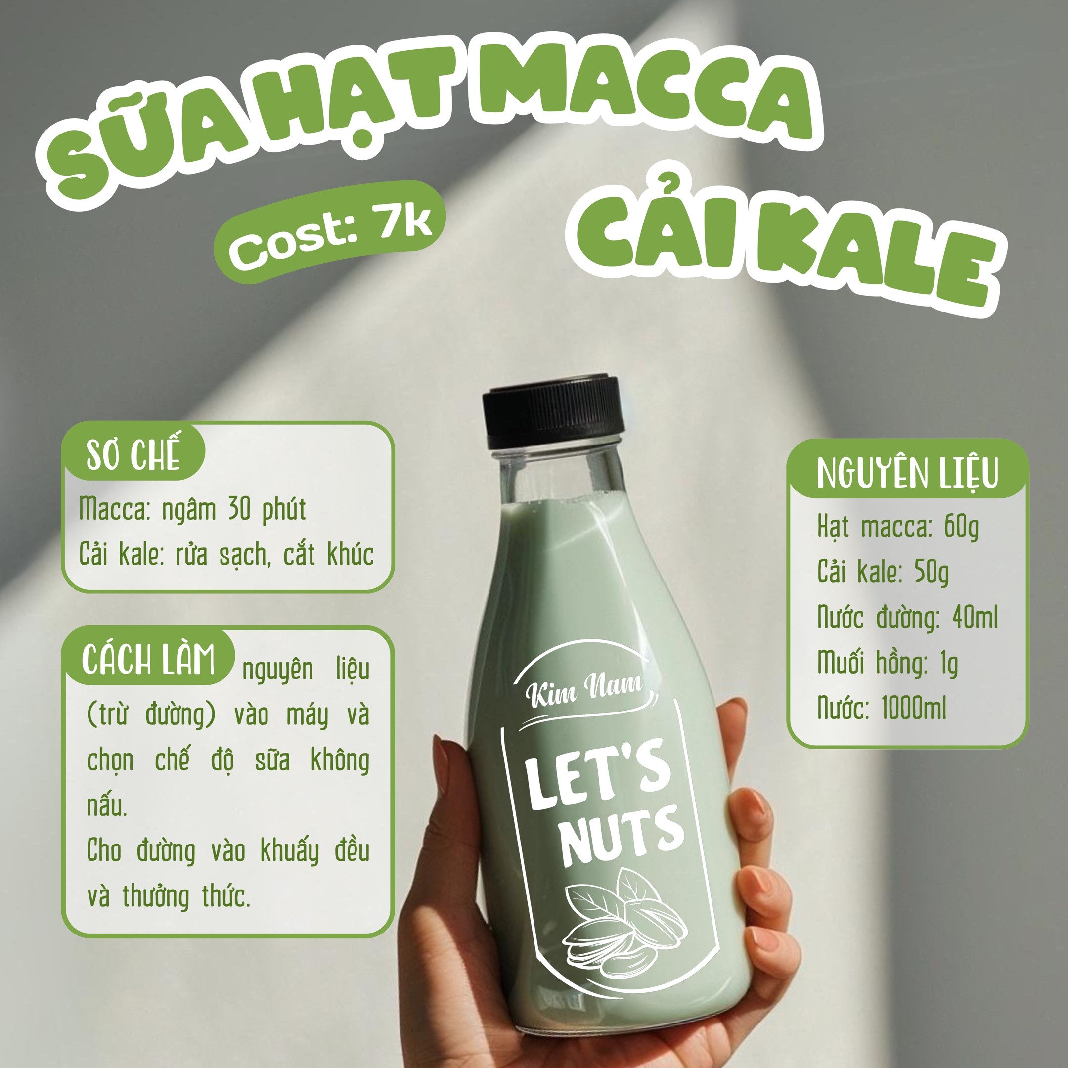 Tổng hợp công thức làm sữa hạt kinh doanh giá rẻ: Khoai tây, Mè trắng, Khoai lang tím, Đậu nành và Đậu xanh