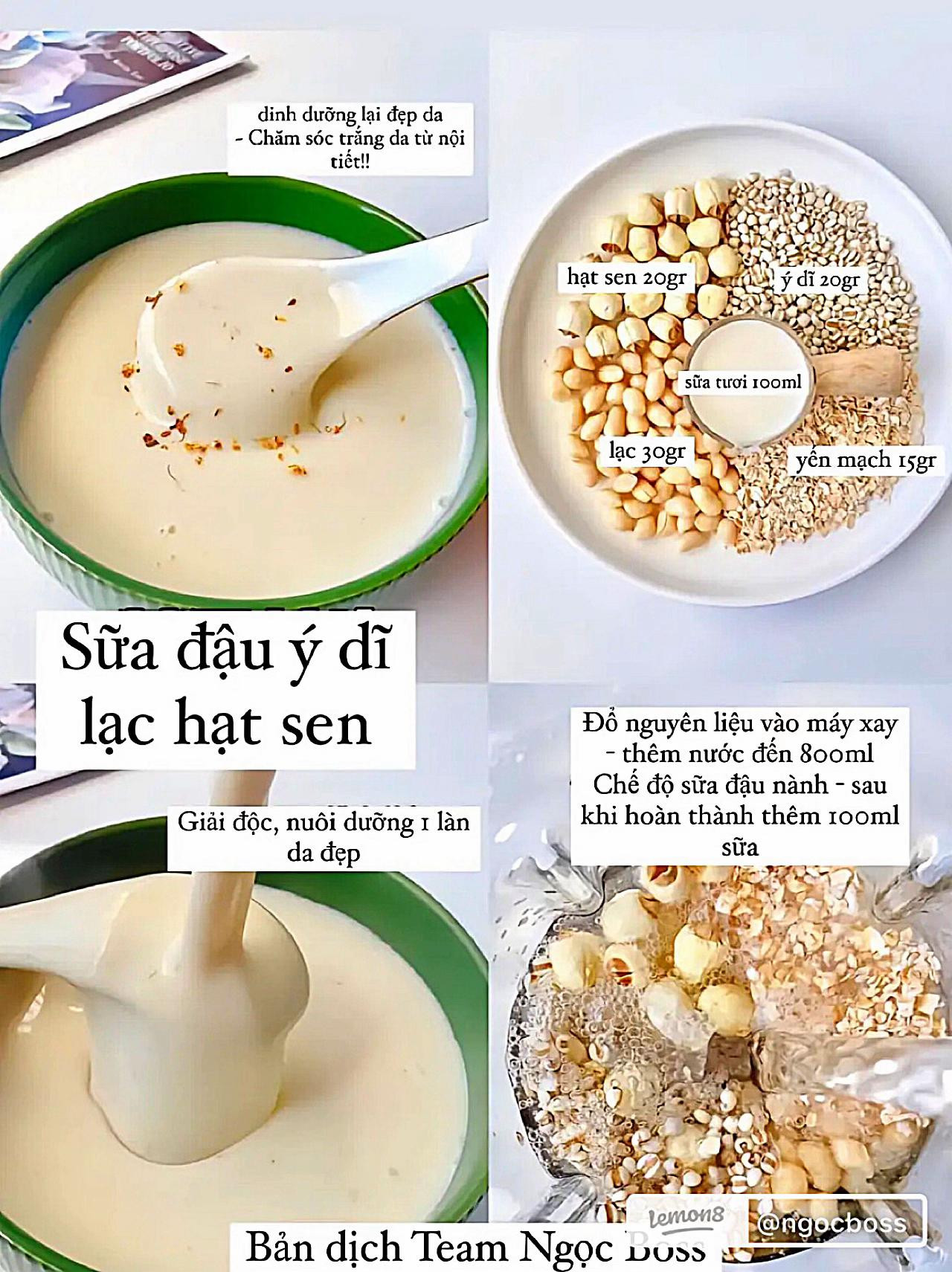 Tổng hợp công thức làm sữa hạt và soup ngũ cốc ngon, bổ dưỡng cho sức khỏe
