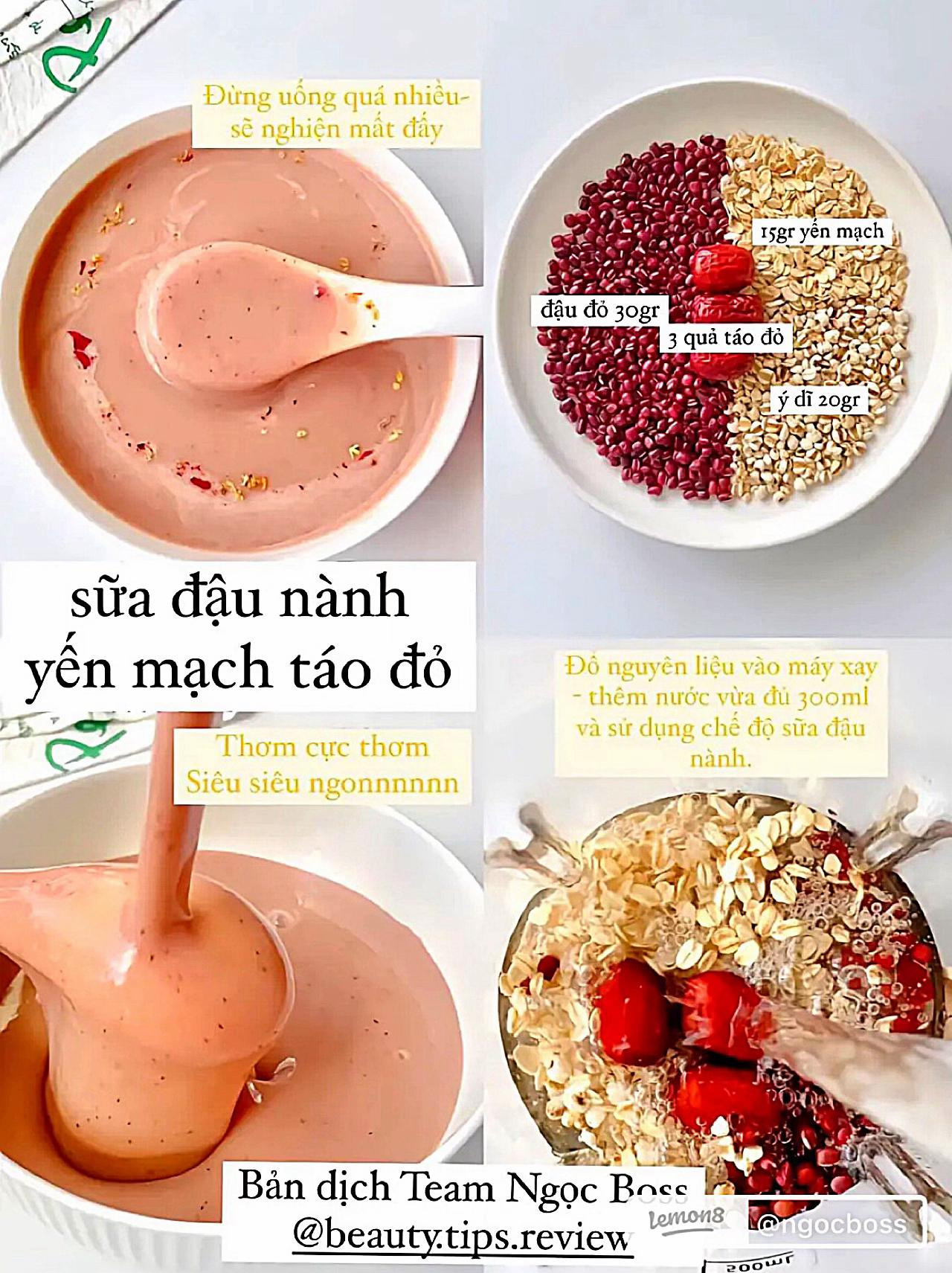 Tổng hợp công thức làm sữa hạt và soup ngũ cốc ngon, bổ dưỡng cho sức khỏe