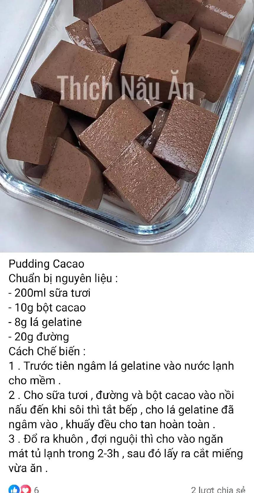 Tổng hợp công thức làm topping trân châu và pudding đa dạng hương vị phô mai, cacao, matcha