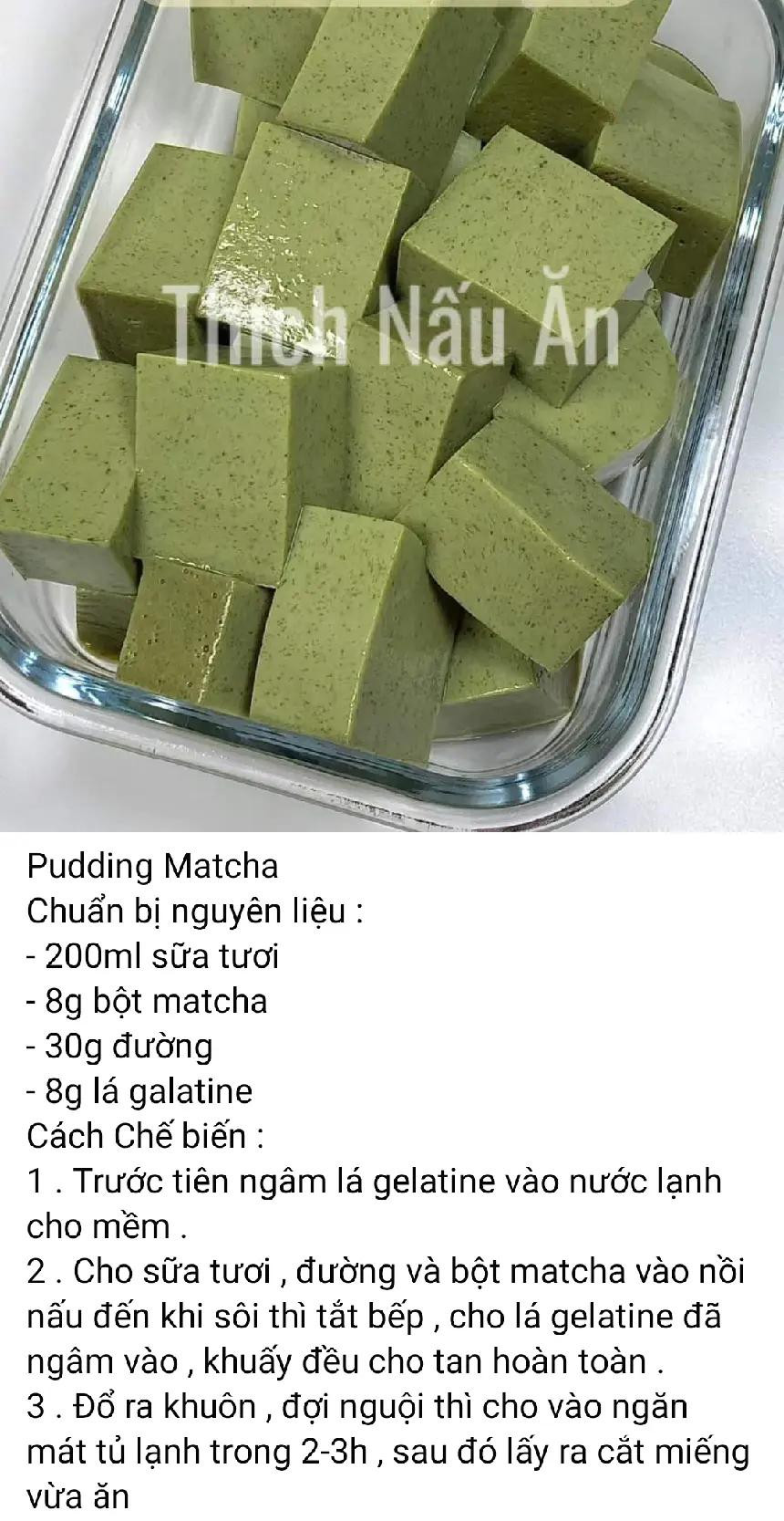 Tổng hợp công thức làm topping trân châu và pudding đa dạng hương vị phô mai, cacao, matcha