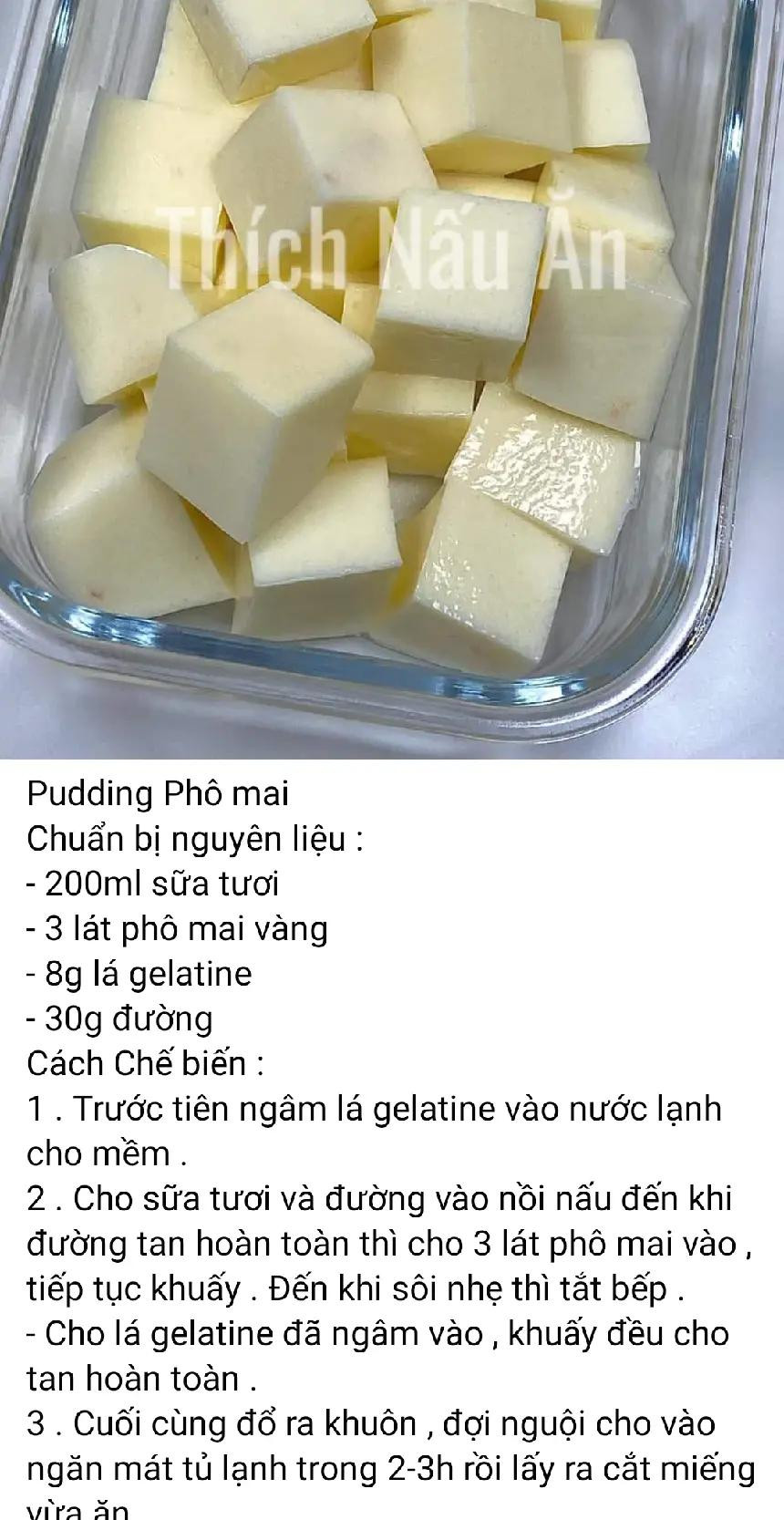 Tổng hợp công thức làm topping trân châu và pudding đa dạng hương vị phô mai, cacao, matcha