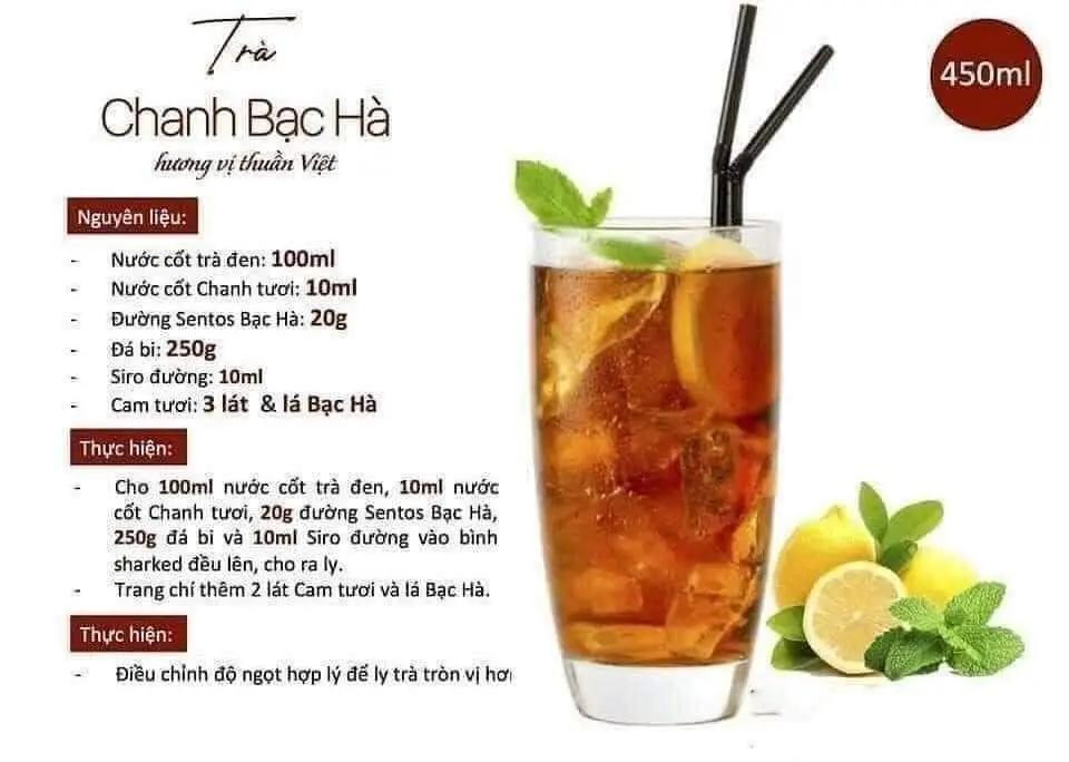 Tổng hợp công thức làm trà giải nhiệt mùa hè: Trà Dâu Tây Tắc Xoài, Chanh Bạc Hà, Xoài Kiwi và Gạo Lứt Sen Vàng