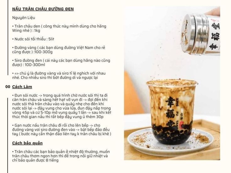 Tổng hợp công thức làm trà sữa và đồ uống ngon từ các quán nổi tiếng