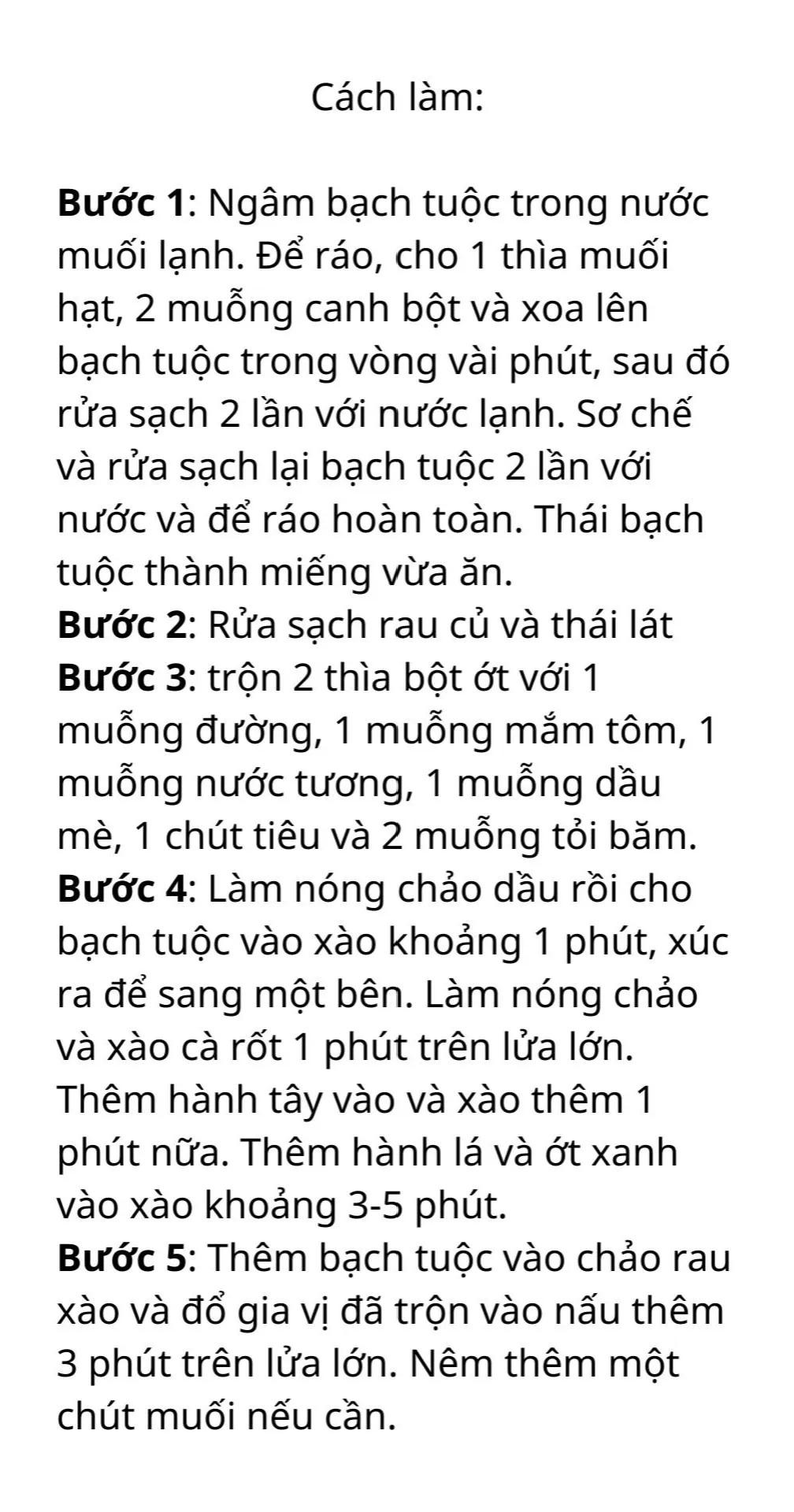 Tổng hợp công thức món ăn hải sản Việt Nam: Mực xào trứng muối, Bạch tuộc xào chua cay và Tôm đồng rang hẹ