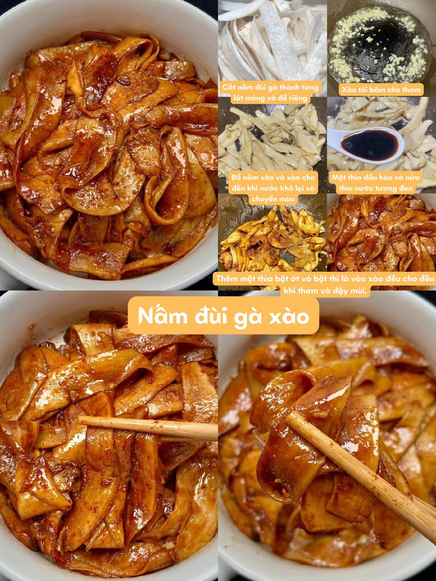 Tổng hợp công thức món ngon: Trứng chiên bắp cải, Tôm Cola, Nấm đùi gà xào và Khoai tây xào thịt băm