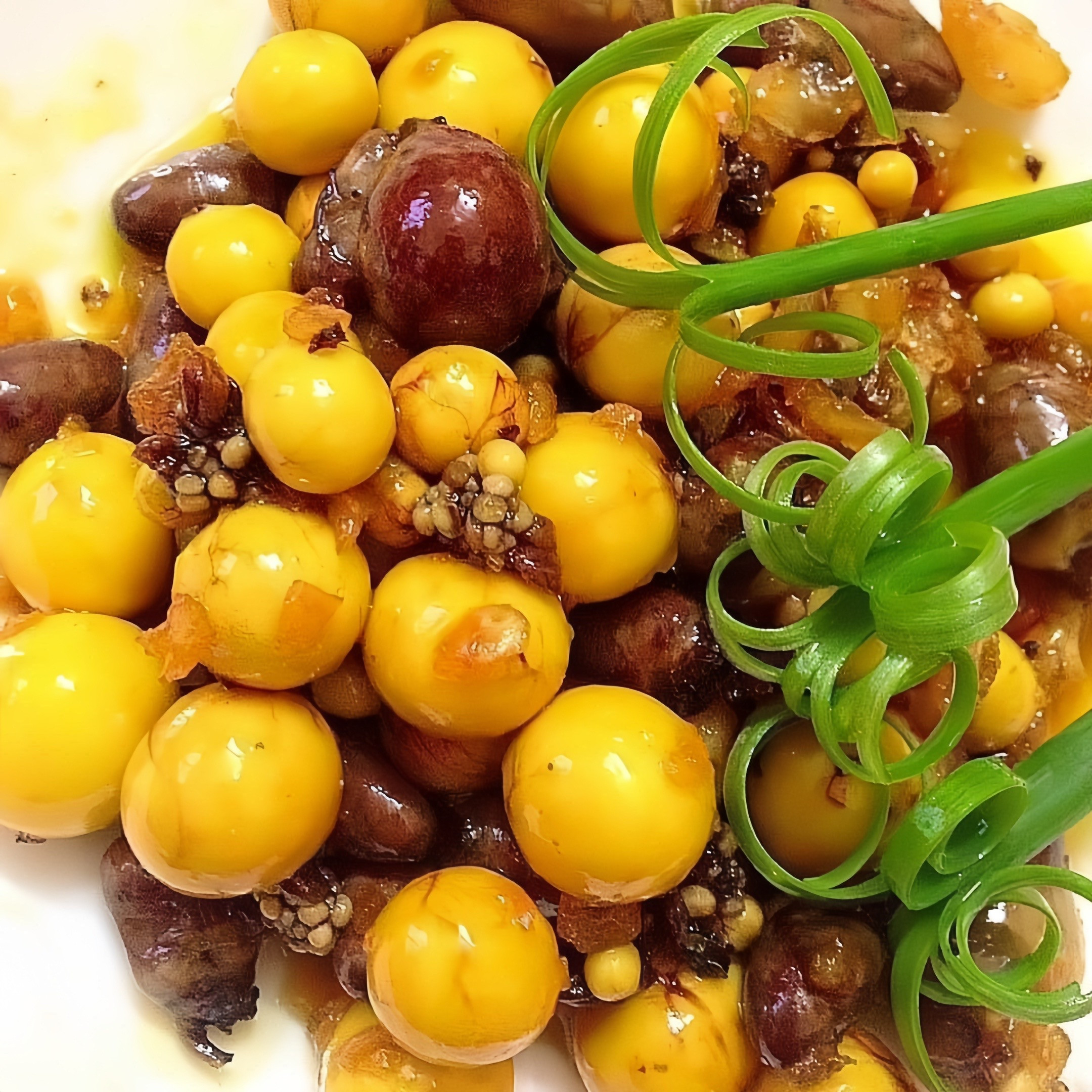 Tổng hợp công thức món xào ngon: Lòng gà xào mướp hương, Mực tươi thập cẩm