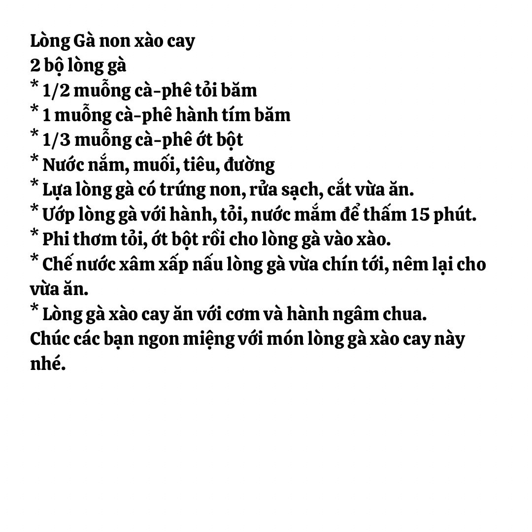 Tổng hợp công thức món xào ngon: Lòng gà xào mướp hương, Mực tươi thập cẩm