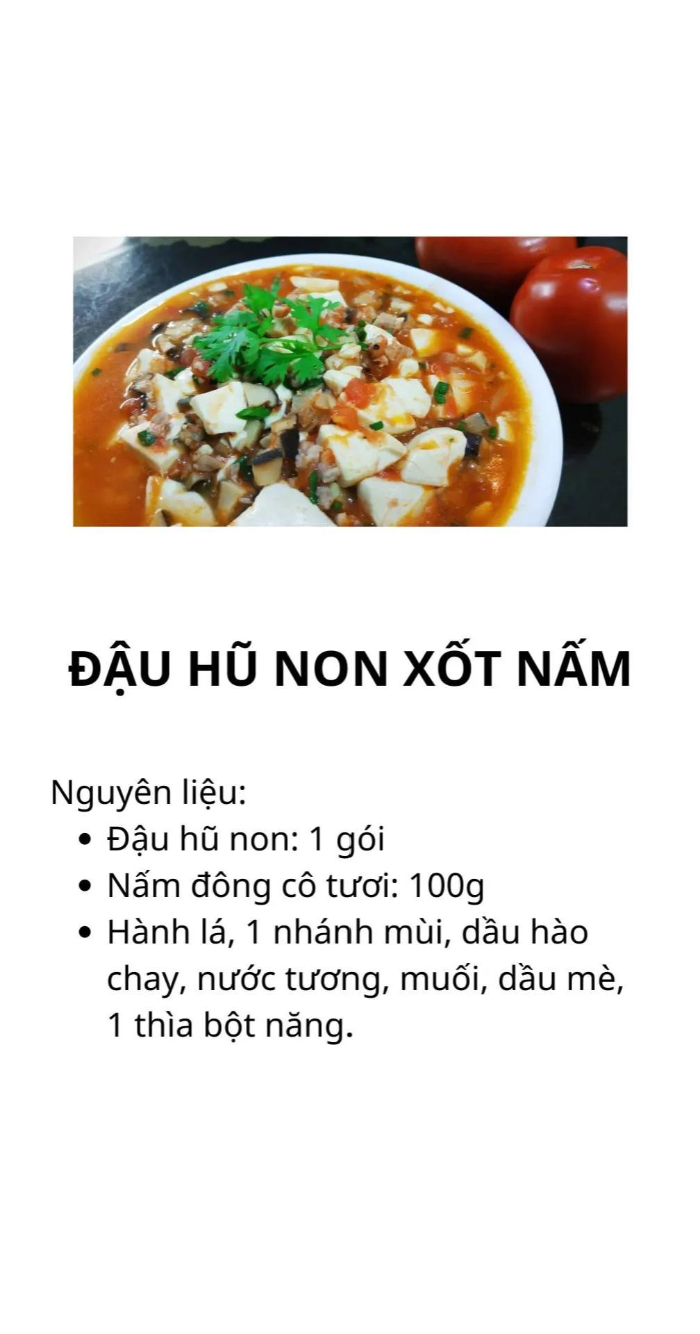 Tổng hợp công thức nấu ăn chay: Miến xào chay, Gỏi cuốn ngũ sắc và Đậu hũ non xốt nấm