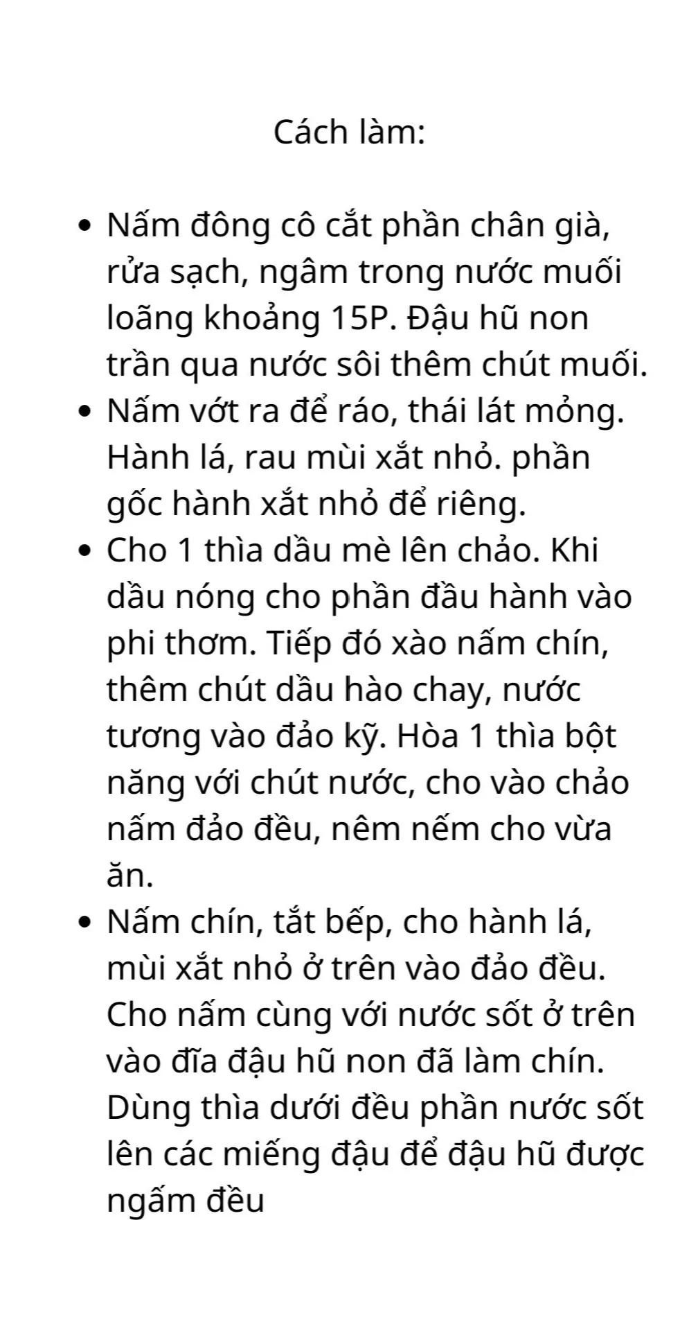 Tổng hợp công thức nấu ăn chay: Miến xào chay, Gỏi cuốn ngũ sắc và Đậu hũ non xốt nấm