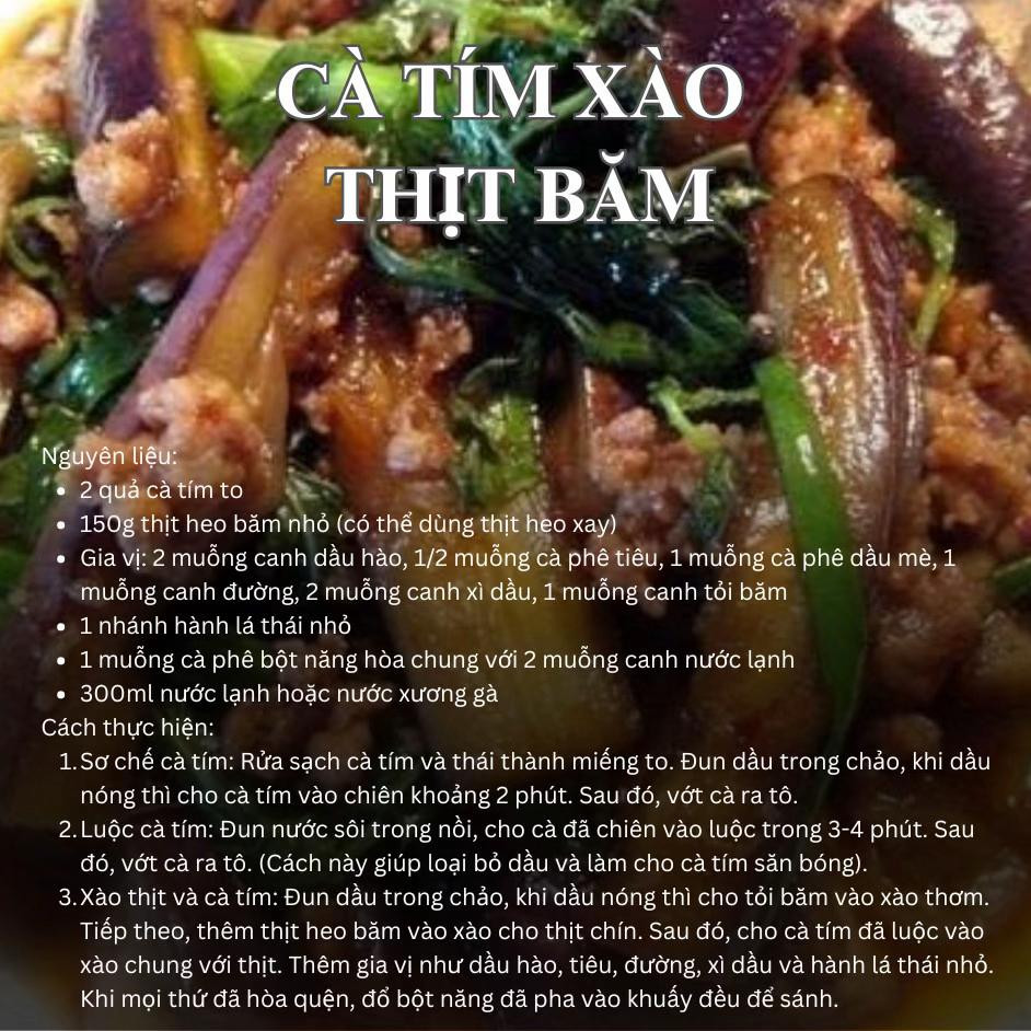 Tổng hợp công thức nấu ăn ngon: Rau muống xào bò, lòng gà non xào cay, ếch xào sả ớt, măng xào thịt và cà tím xào thịt băm