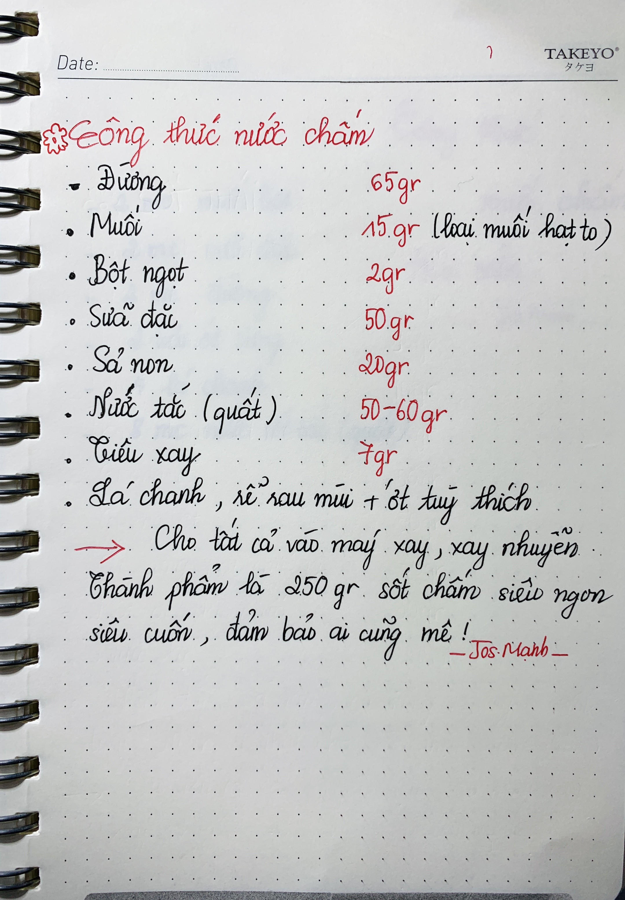 Tổng hợp công thức nấu ăn: Sốt Thái, nước chấm và muối chấm hải sản