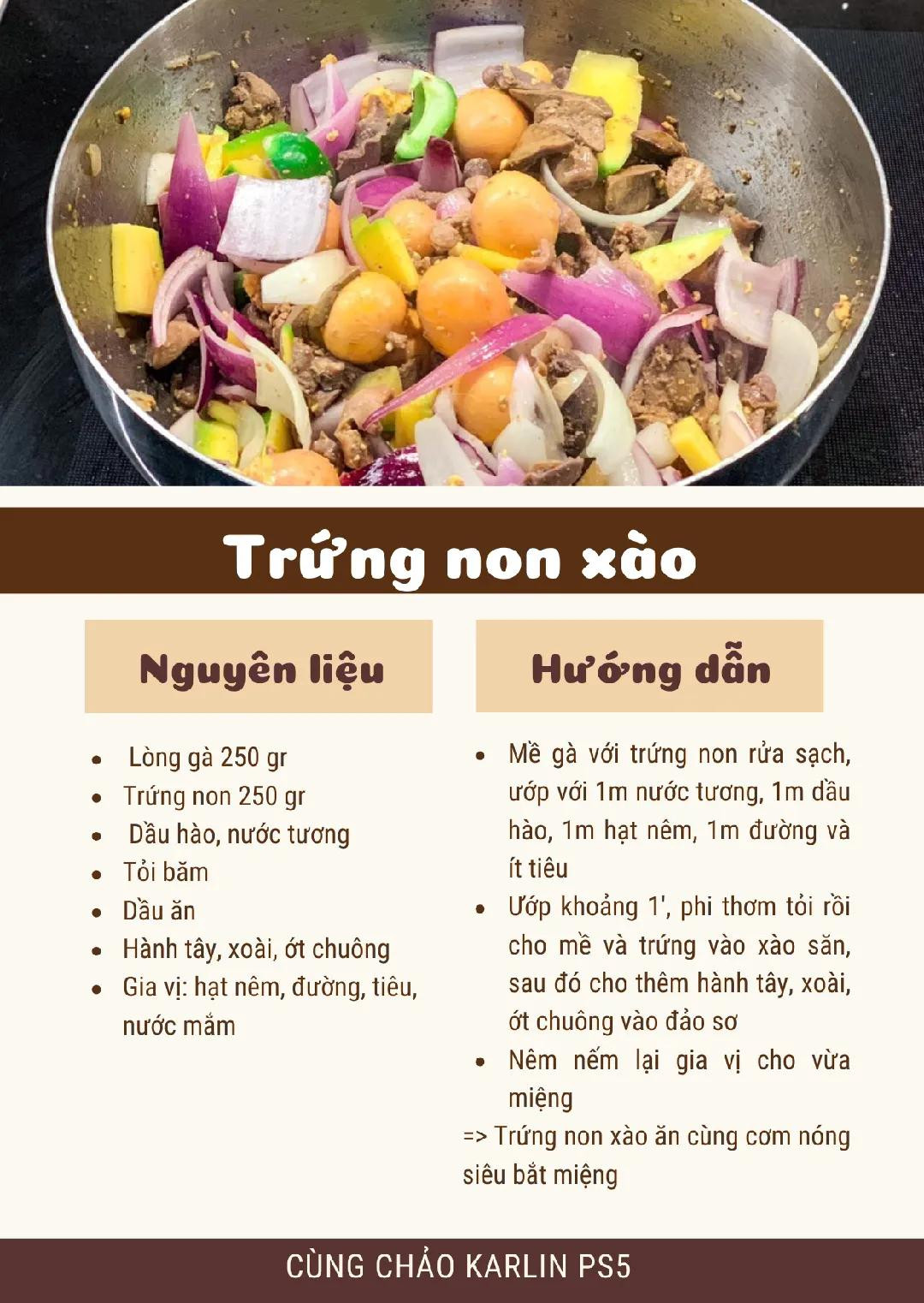 Tổng hợp công thức nấu ăn: Vịt nấu chao, Chè chuối, Trứng non xào, Gà hấp mía và Cá hồi sốt cam