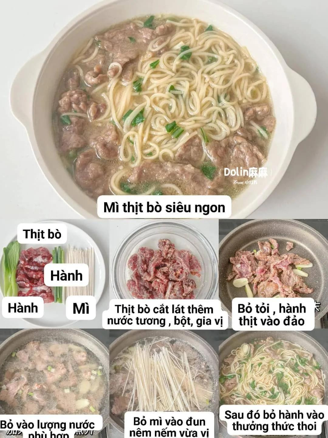 Tổng hợp công thức nấu mì và bún ngon: Bún trứng chiên cà chua, thịt băm cải thảo, bò, bí đỏ cá tuyết