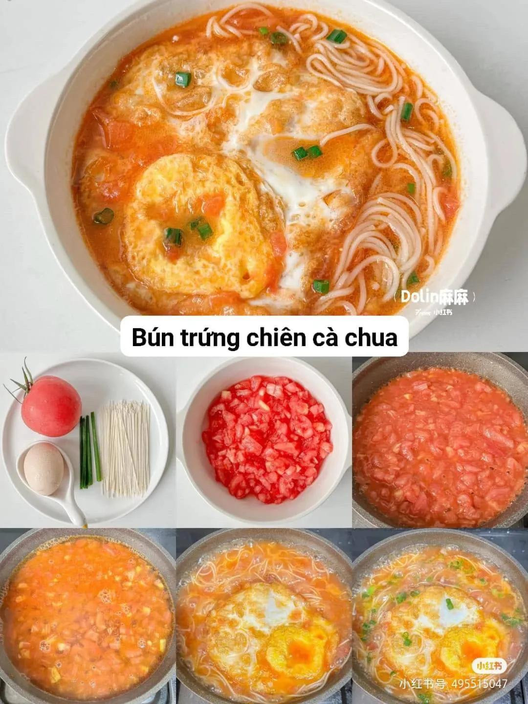 Tổng hợp công thức nấu mì và bún ngon: Bún trứng chiên cà chua, thịt băm cải thảo, bò, bí đỏ cá tuyết