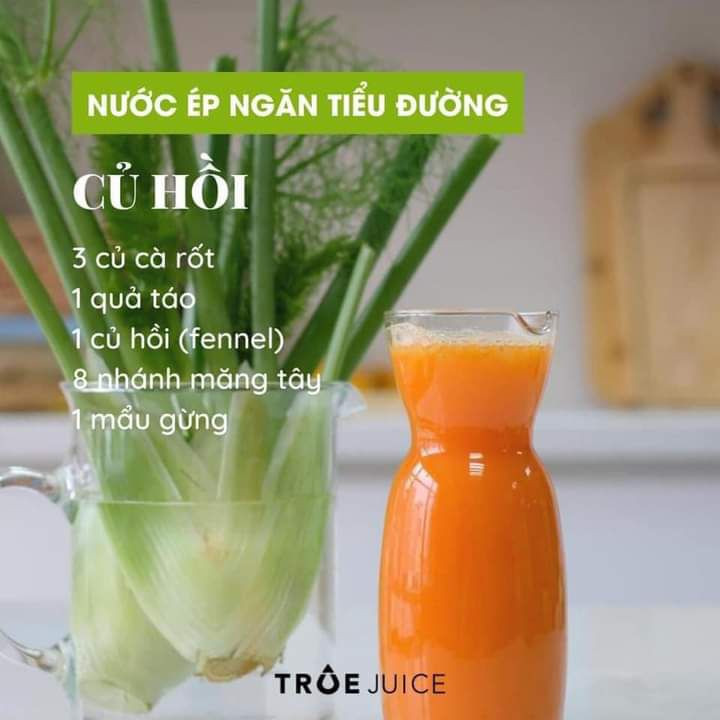Tổng hợp công thức nước ép ngăn tiểu đường từ rau củ quả tươi ngon của True Juice