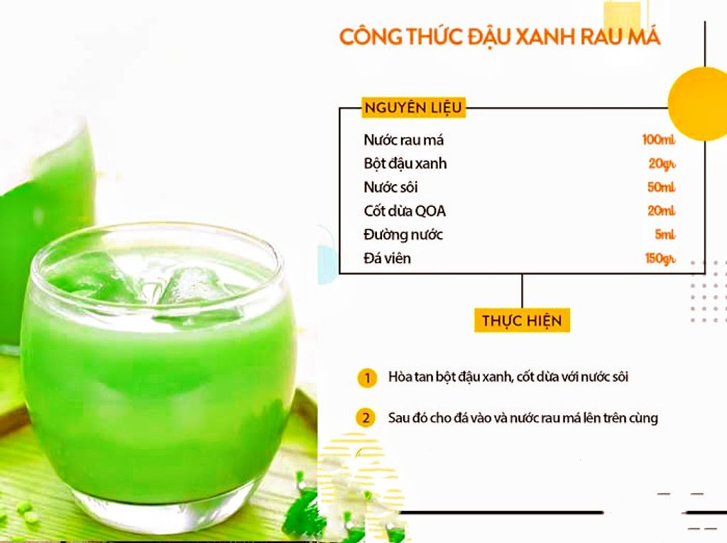 Tổng hợp công thức nước ép rau má mix: Rau má trân châu, dưa leo, ổi, táo và dứa