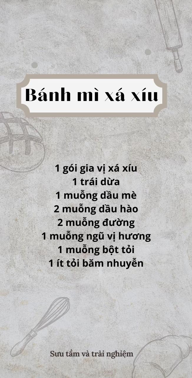 Tổng hợp công thức nước sốt bánh mì ngon: Ốp la, xá xíu, thịt nướng và heo quay