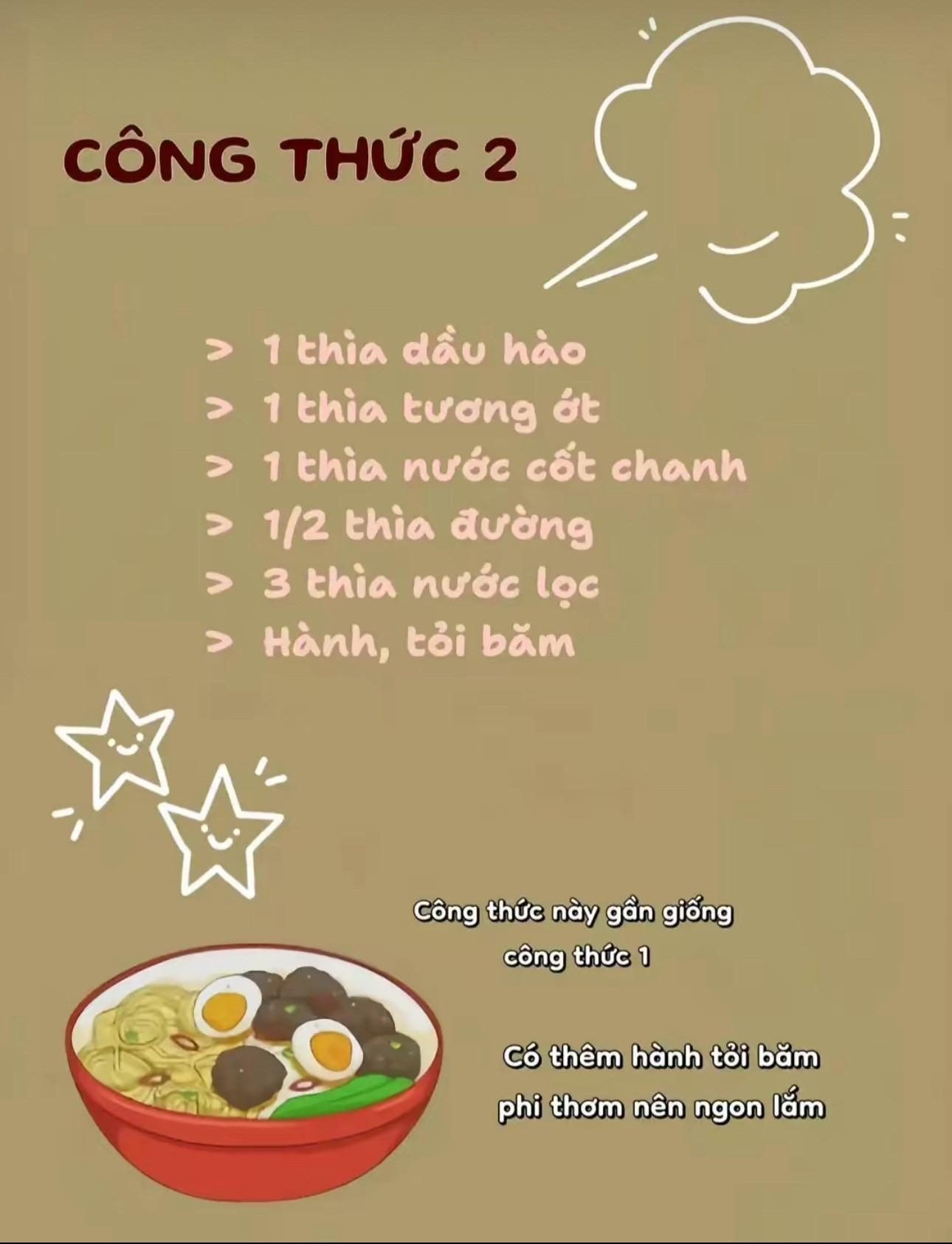 Tổng hợp công thức nước sốt mì trộn ngon tuyệt