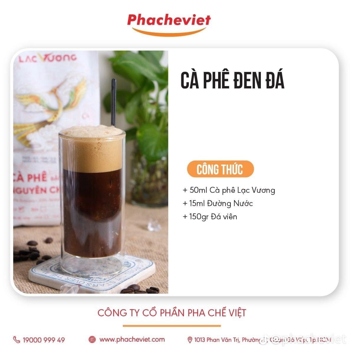 Tổng hợp công thức pha chế cà phê Việt Nam: Cà phê sữa tươi, Bạc xỉu đá, Cà phê đen đá và Cà phê sữa đá
