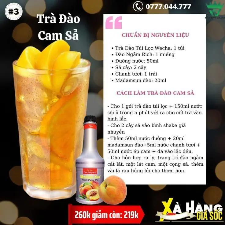Tổng hợp công thức pha chế các loại nước uống trà giải nhiệt cho mùa hè