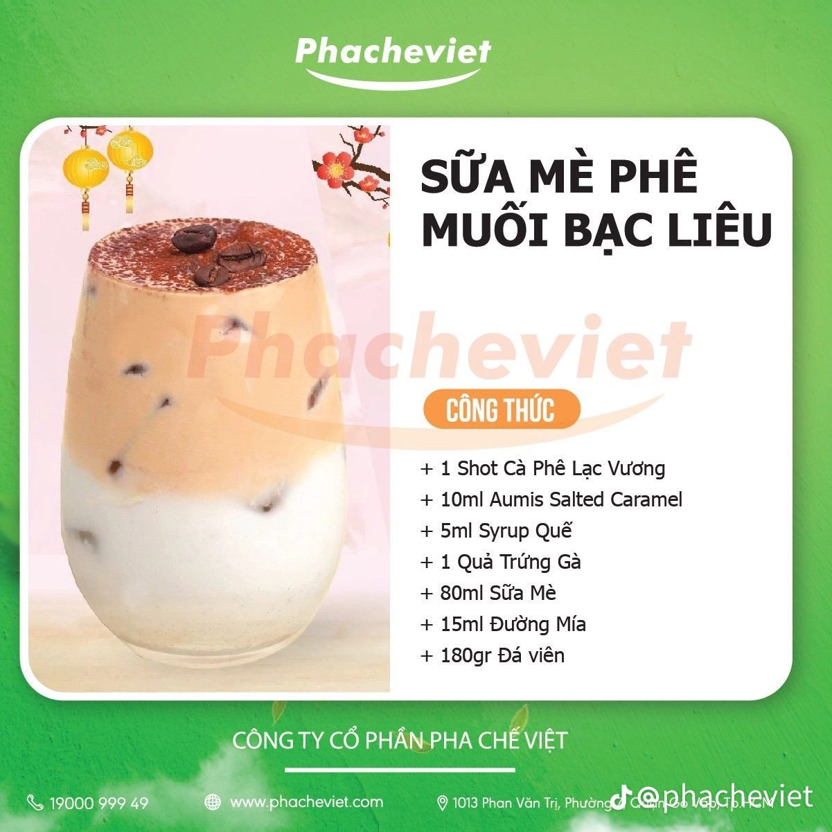 Tổng hợp công thức pha chế đồ uống: Sữa chua dứa dâu, Thanh liên tử, Sữa mè phê muối Bạc Liêu và Trà Oolong nhãn đá xay
