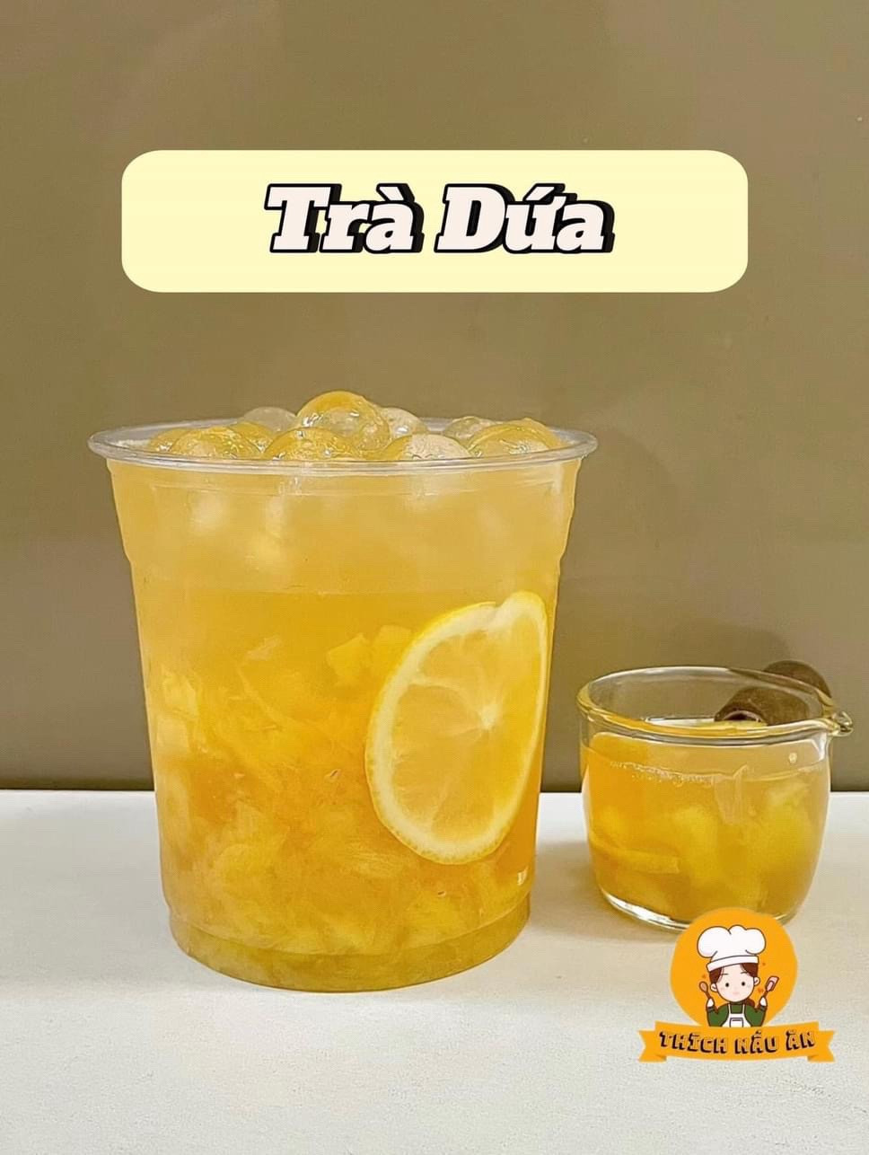 Tổng hợp công thức pha chế đồ uống: Trà dâu, Trà Dứa và Kiwi Sprite đá