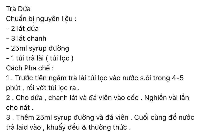 Tổng hợp công thức pha chế đồ uống: Trà dâu, Trà Dứa và Kiwi Sprite đá