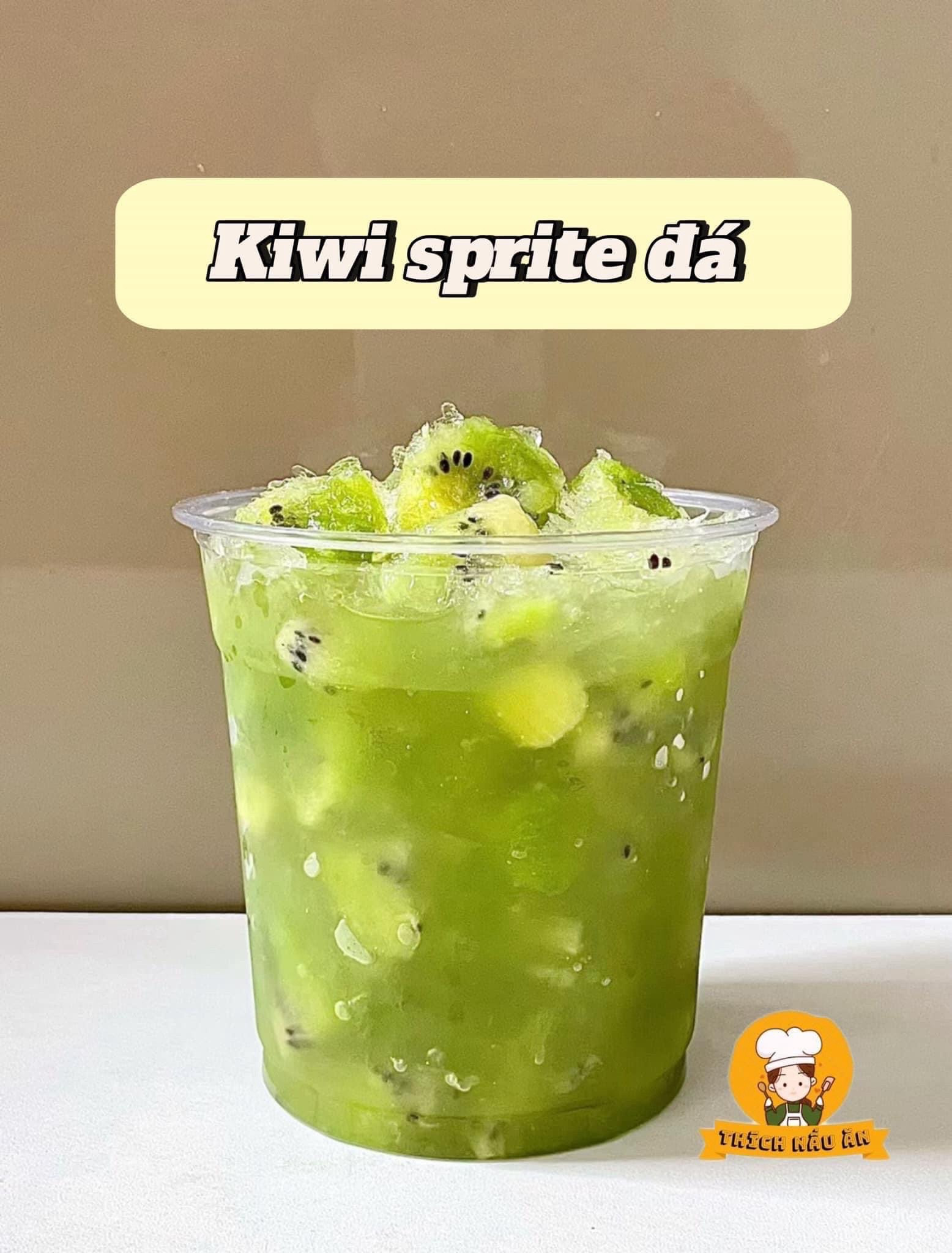 Tổng hợp công thức pha chế đồ uống: Trà dâu, Trà Dứa và Kiwi Sprite đá