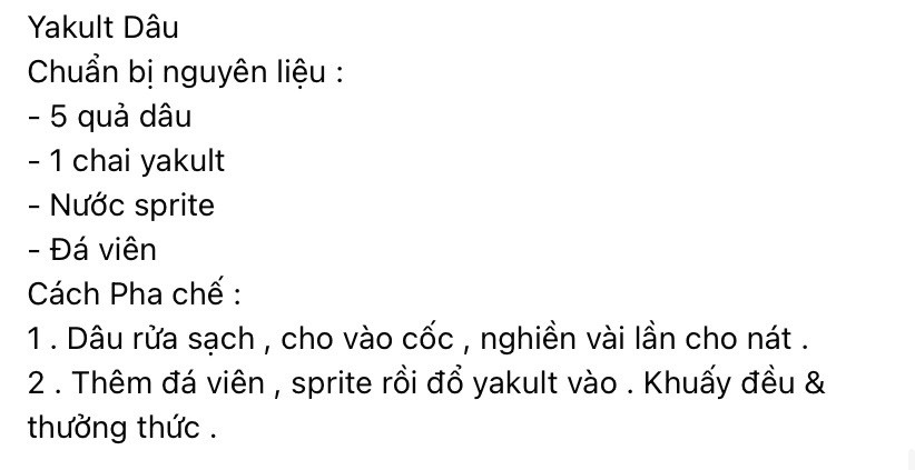 Tổng hợp công thức pha chế đồ uống: Trà dâu, Trà Dứa và Kiwi Sprite đá
