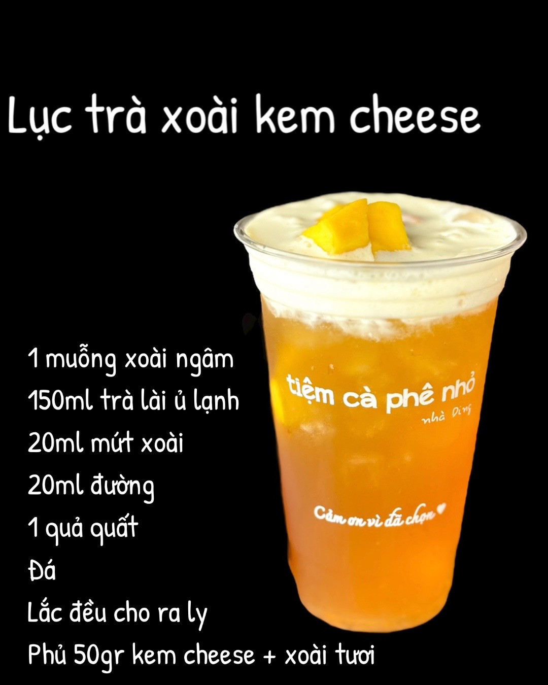 Tổng hợp công thức pha chế đồ uống: Trà xanh, Oolong kem cheese, Milo dầm và Yakult dưa lưới