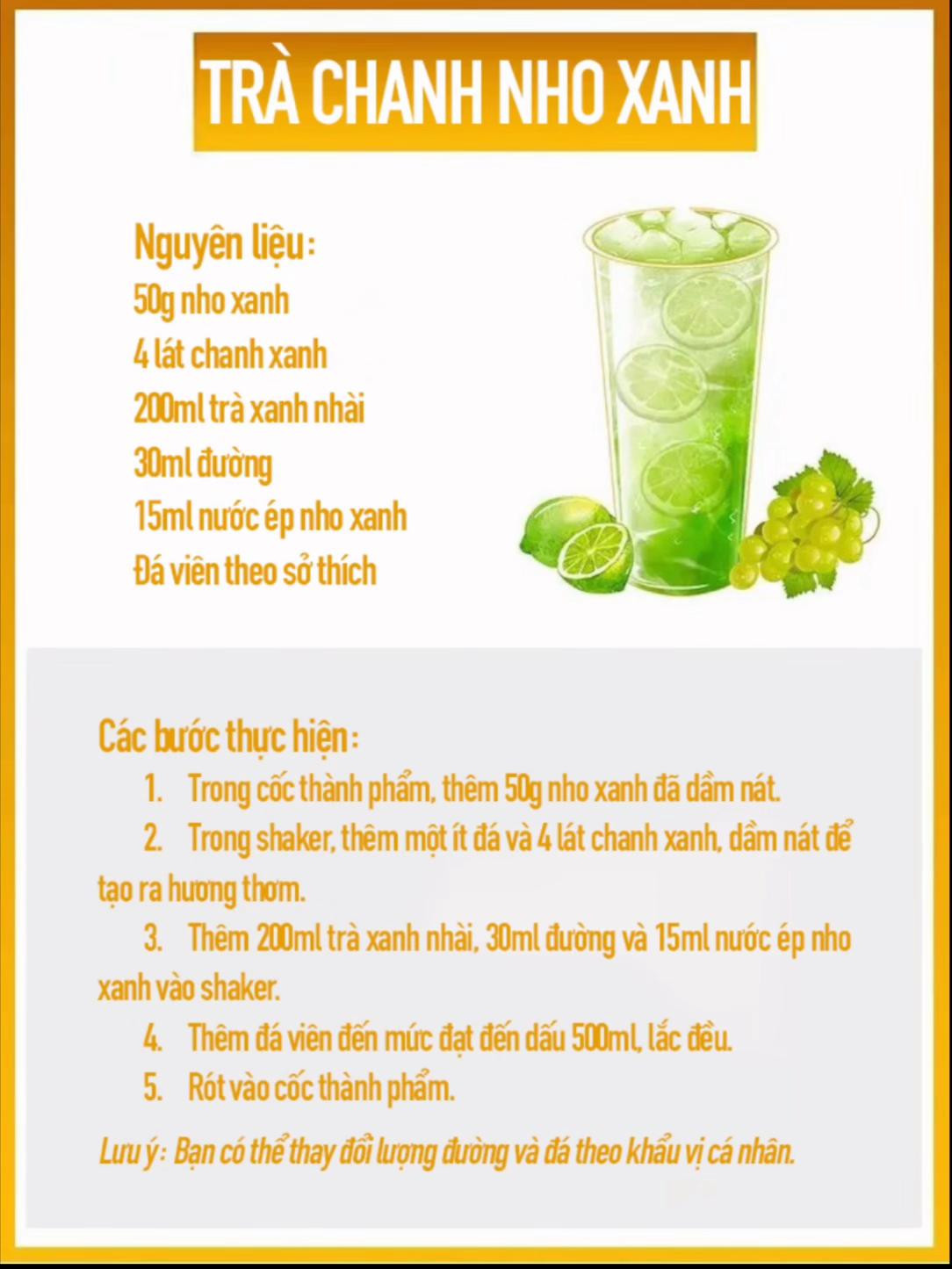 Tổng hợp công thức pha chế trà chanh đa dạng hương vị: Đặc biệt, Dâu Tây, Dứa, Dải và Nhiệt Đới