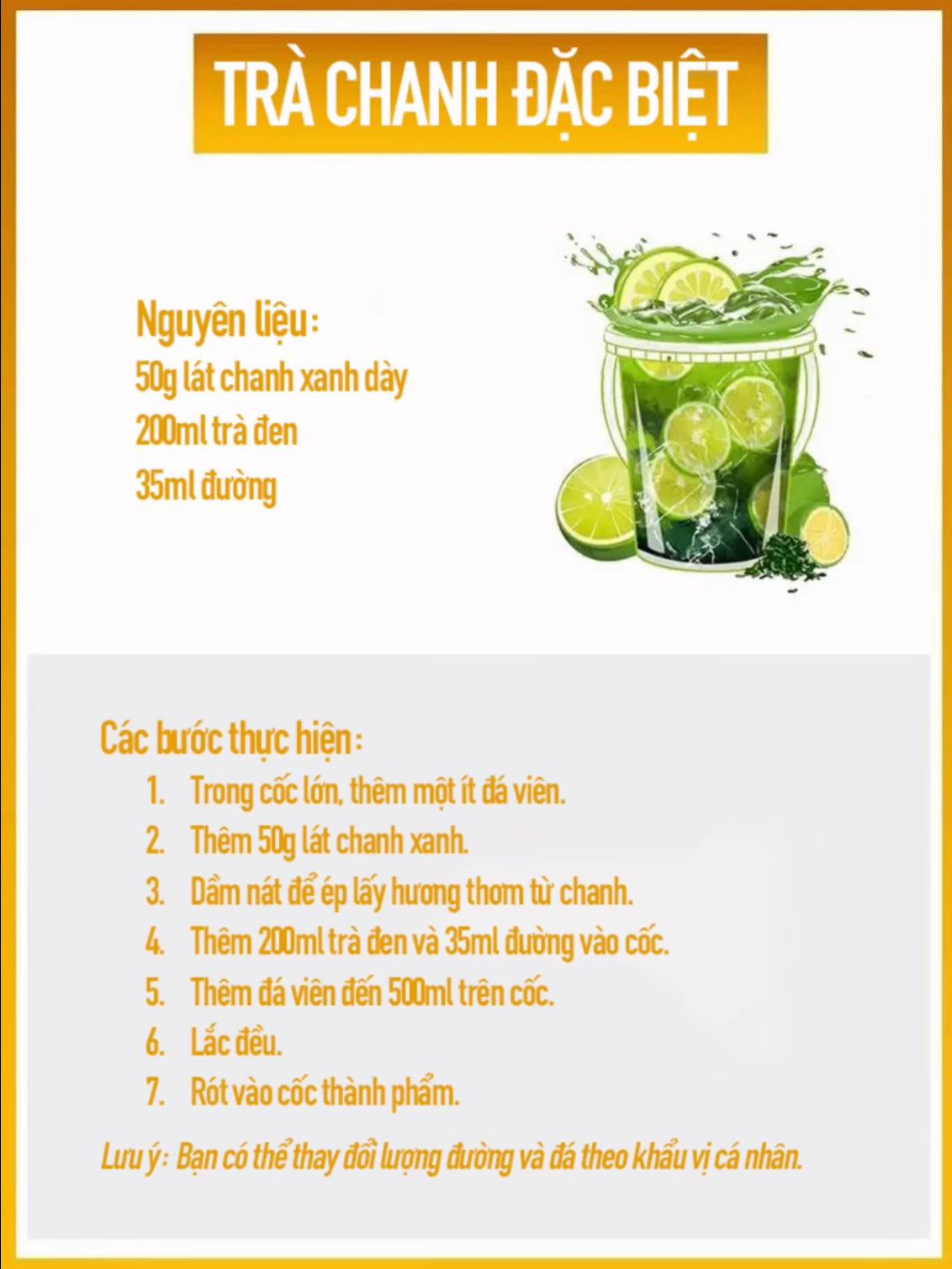 Tổng hợp công thức pha chế trà chanh đa dạng hương vị: Đặc biệt, Dâu Tây, Dứa, Dải và Nhiệt Đới