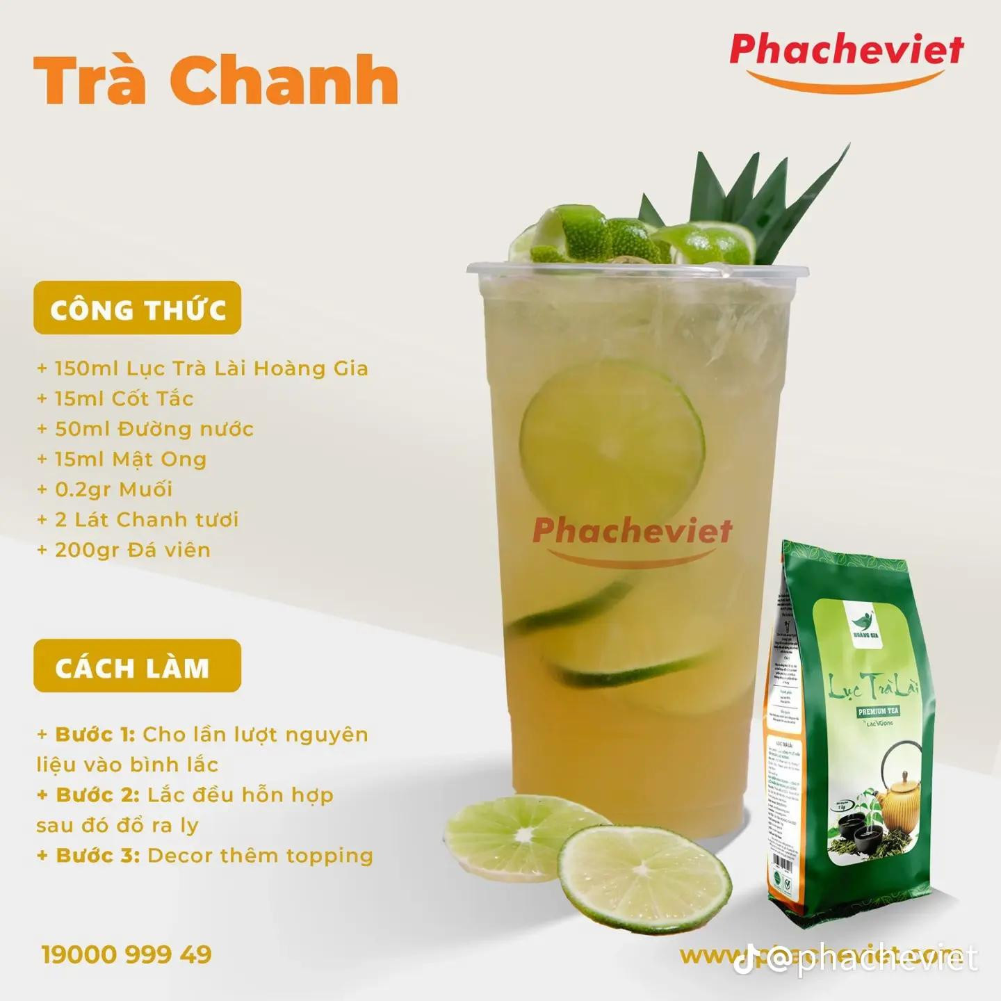Tổng hợp công thức pha chế trà chanh, trà tắc và hồng trà tắc xí muội