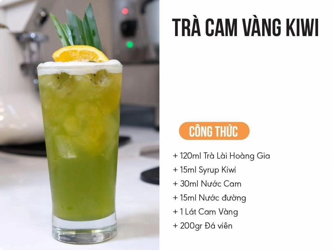 Tổng hợp công thức pha chế trà trái cây: Hồng Trà Dâu, Trà Oolong Xoài, Trà Mãng Cụt Hoa Đậu Biếc và Trà Cam Vàng Kiwi
